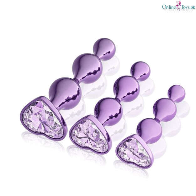 3 Pcs Metal Anal Butt Plugs