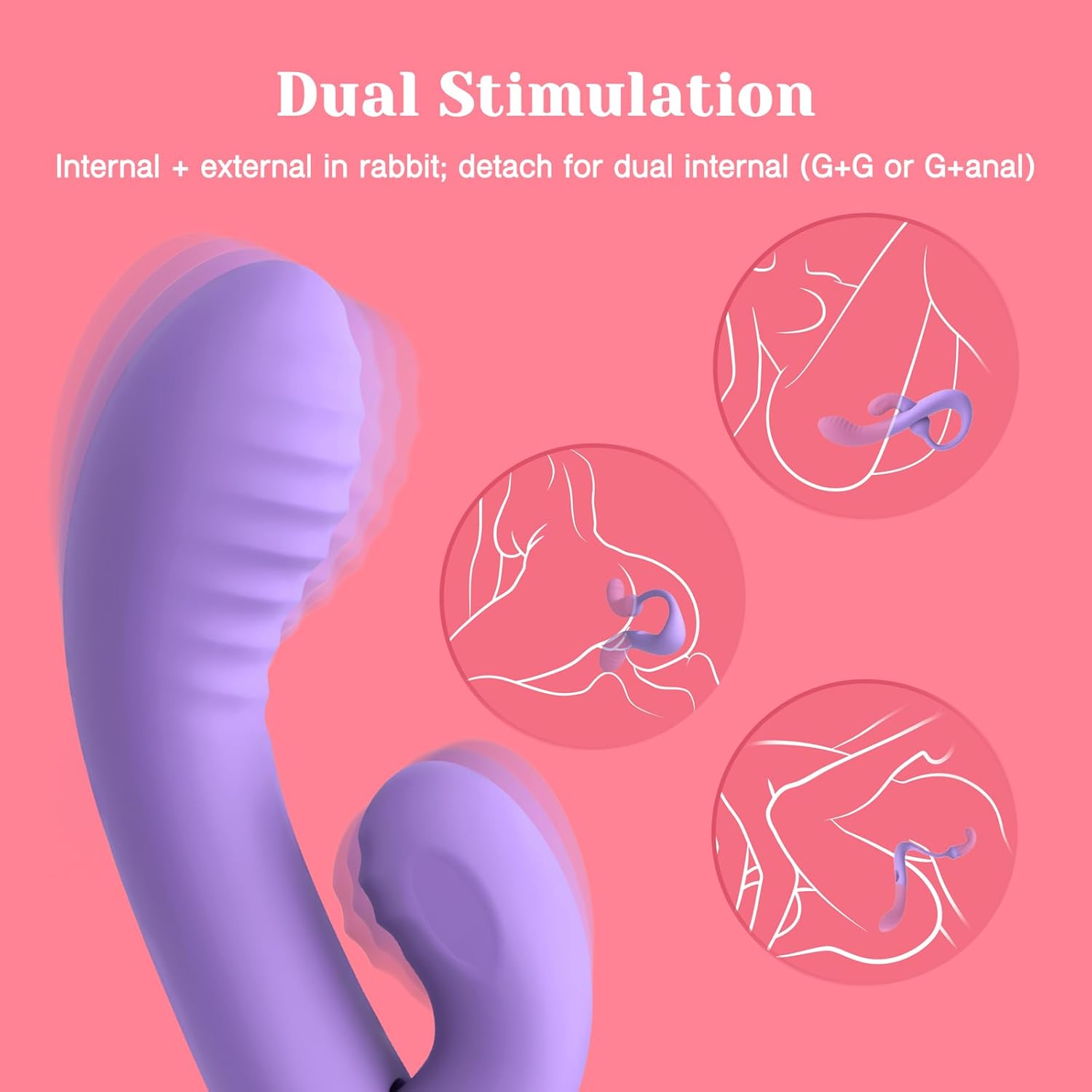 Rabbit Anal Vibrator Sex Toy for Women thumbnail 3