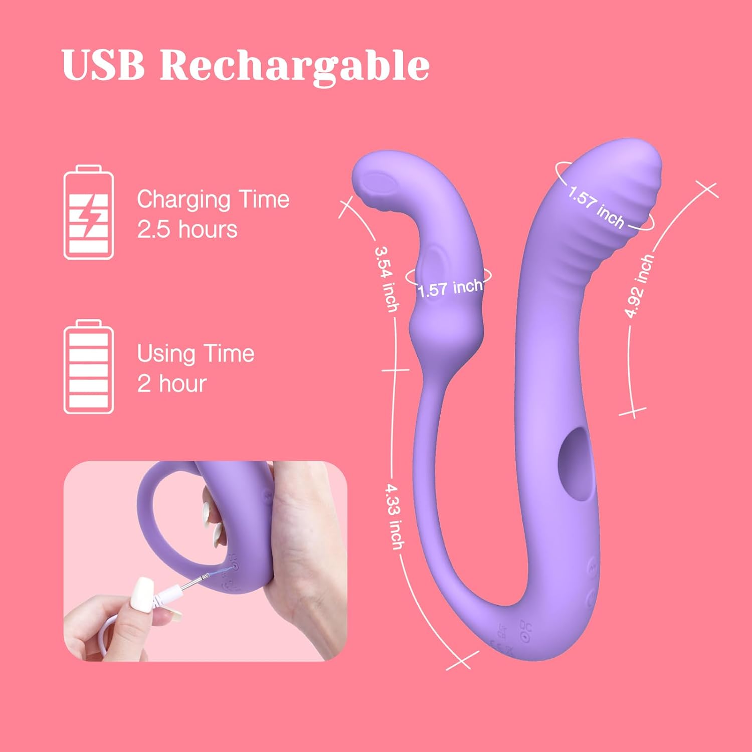 Rabbit Anal Vibrator Sex Toy for Women thumbnail 2