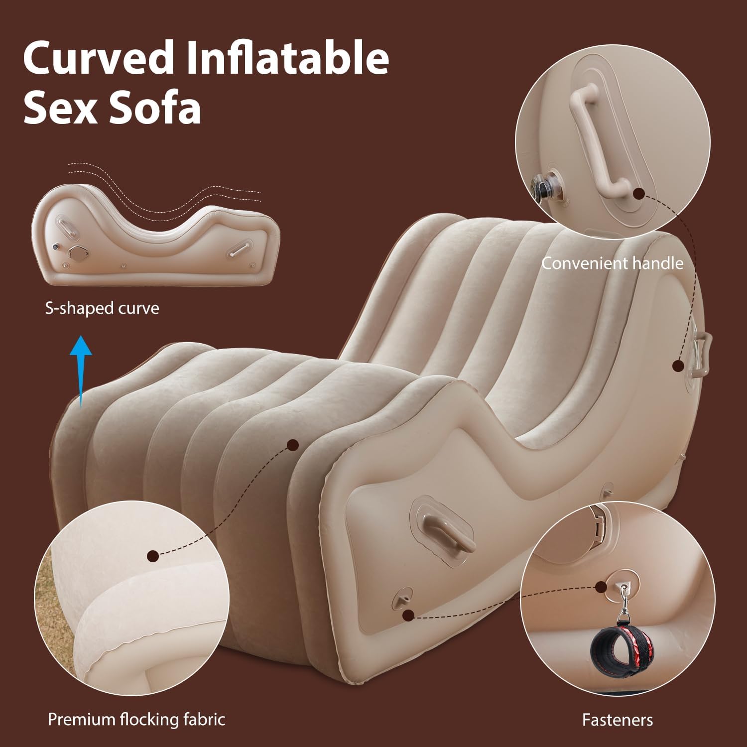 Automatic Inflatable Positioning Sex Sofa thumbnail 3
