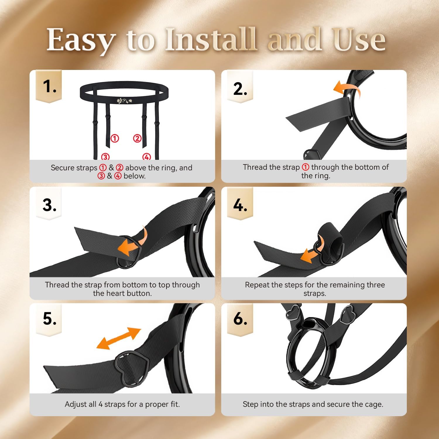 Adjustable Male Chastity Belt Toy for Men thumbnail 2
