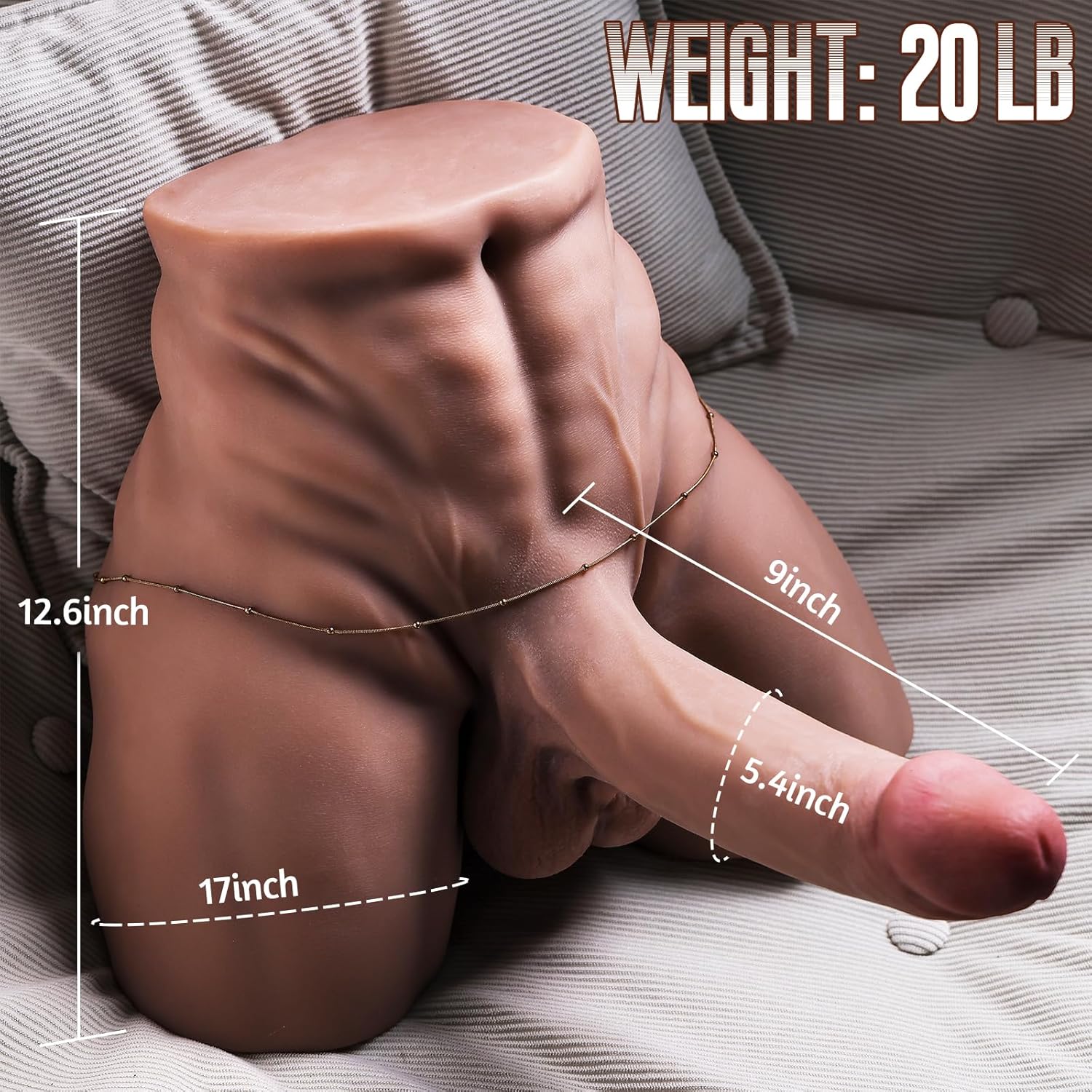Buy 20LB Male Sex Doll for Women thumbnail 3