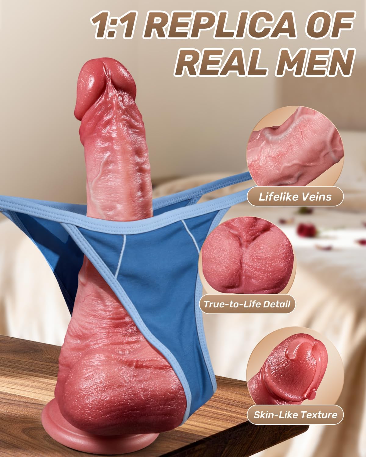 Buy Realistic Dildo Sex Toy for Women thumbnail 3