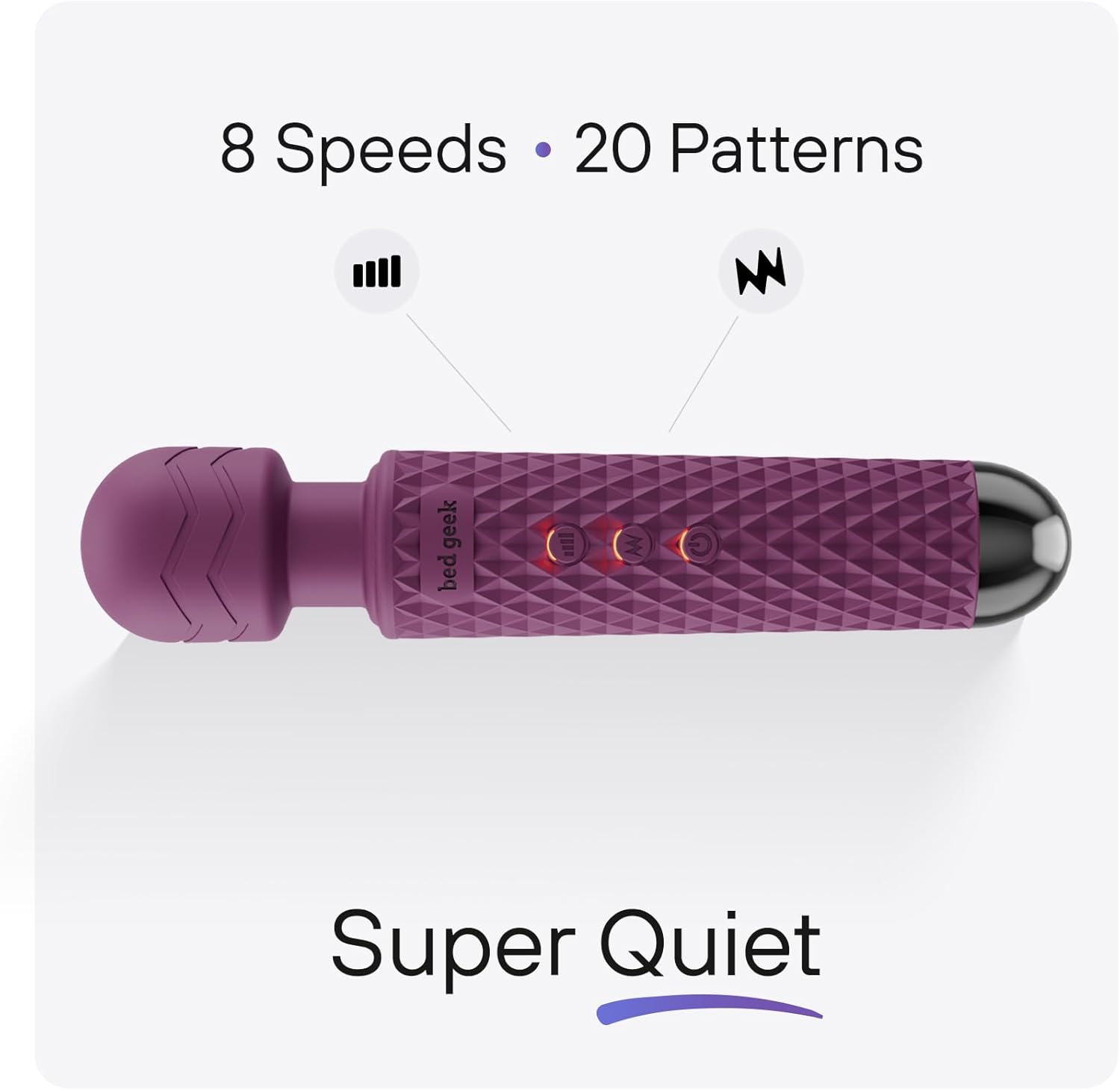Cordless Wand Massager Vibrator Toy thumbnail 3