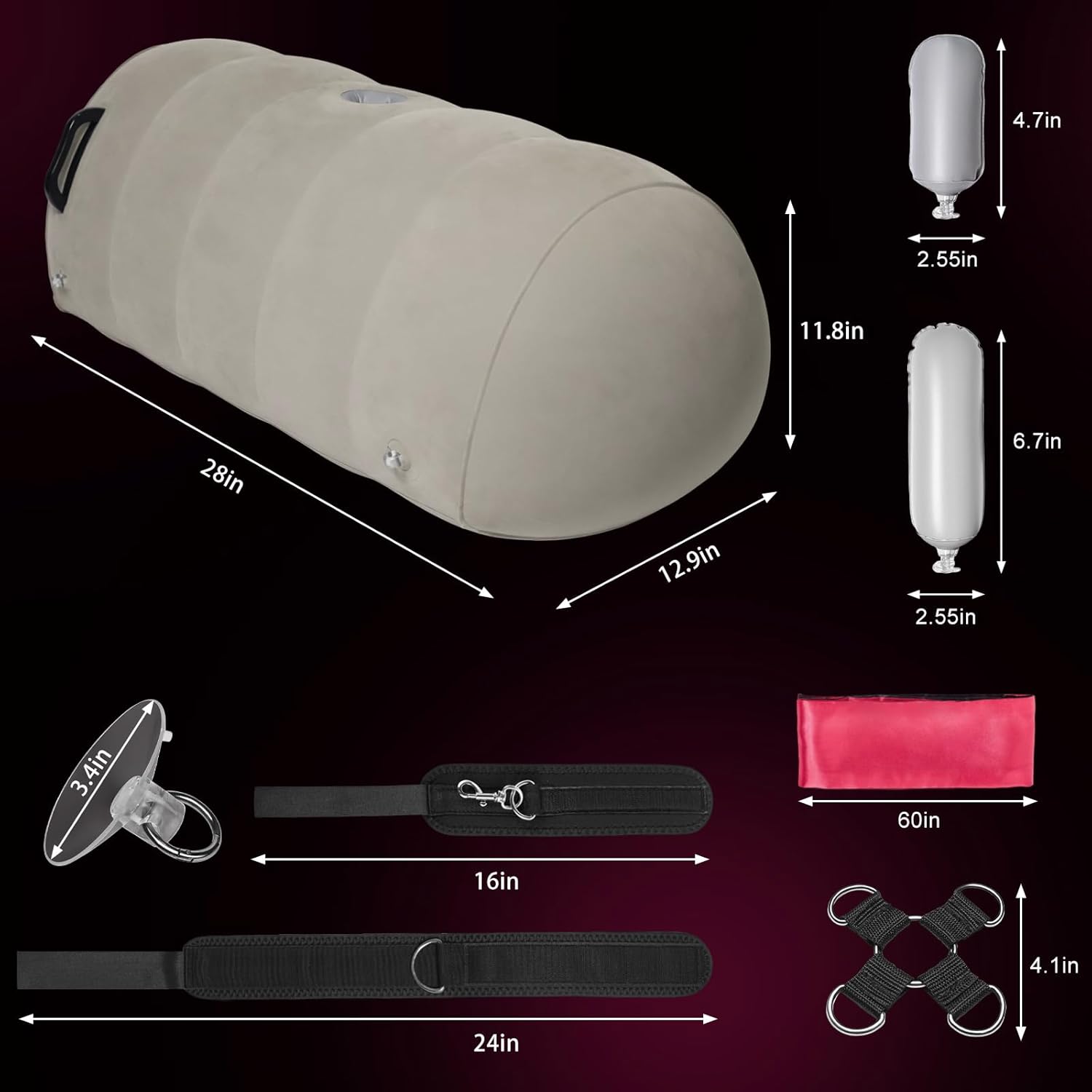 Best Inflatable BDSM Sex Pillow for Couples thumbnail 2