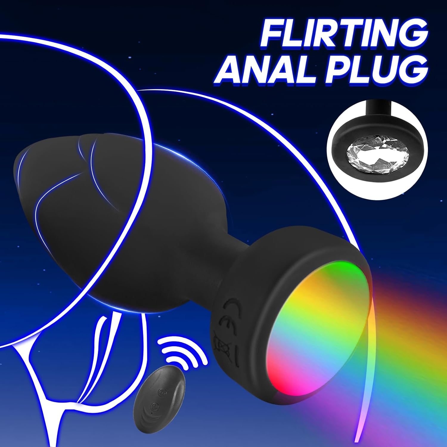 3 PCS Vibrating Butt Plug Set thumbnail 2
