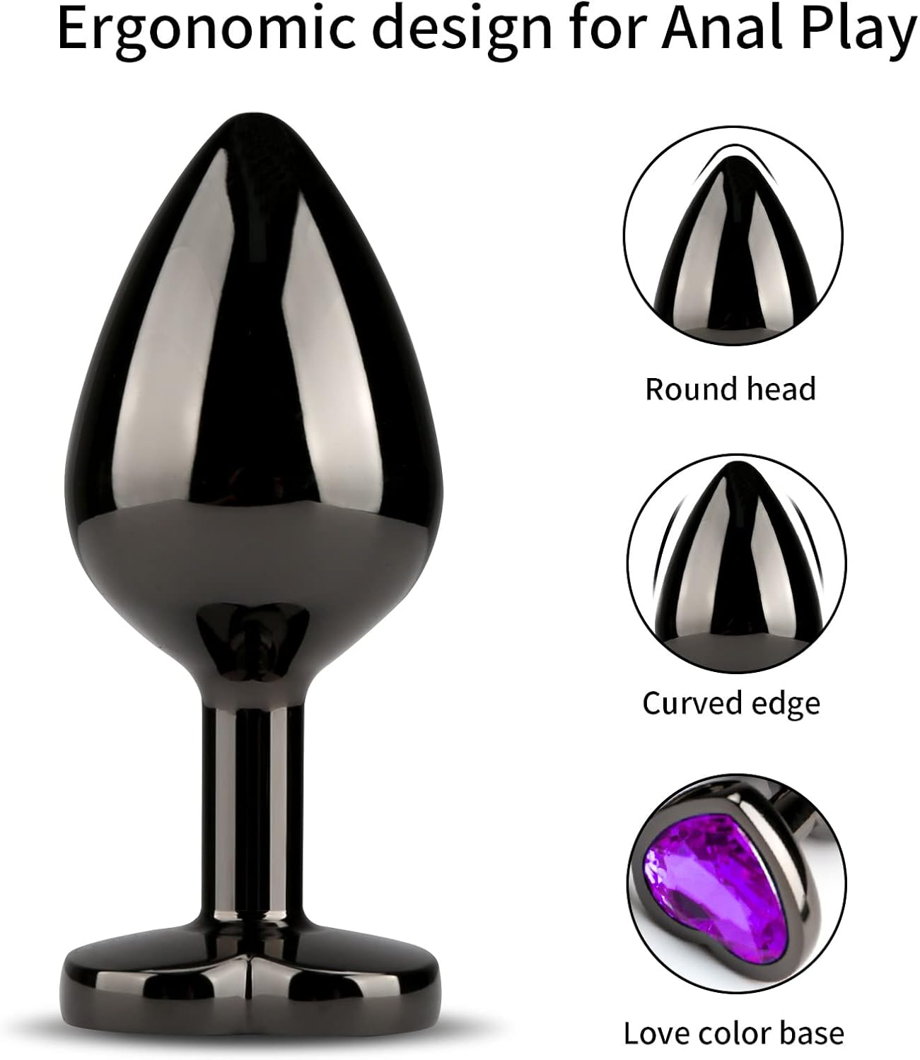 Metal Butt Plug Adult Trainer Kit Toy thumbnail 2