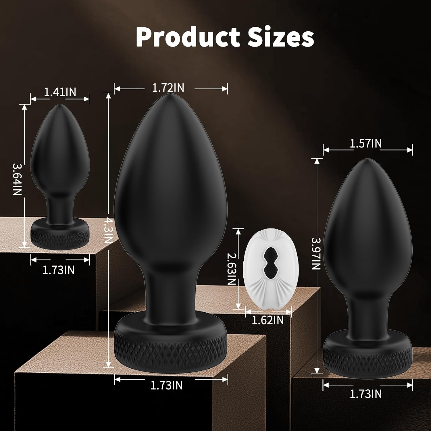 3 PCS Butt Plugs Training Kit for Women thumbnail 2