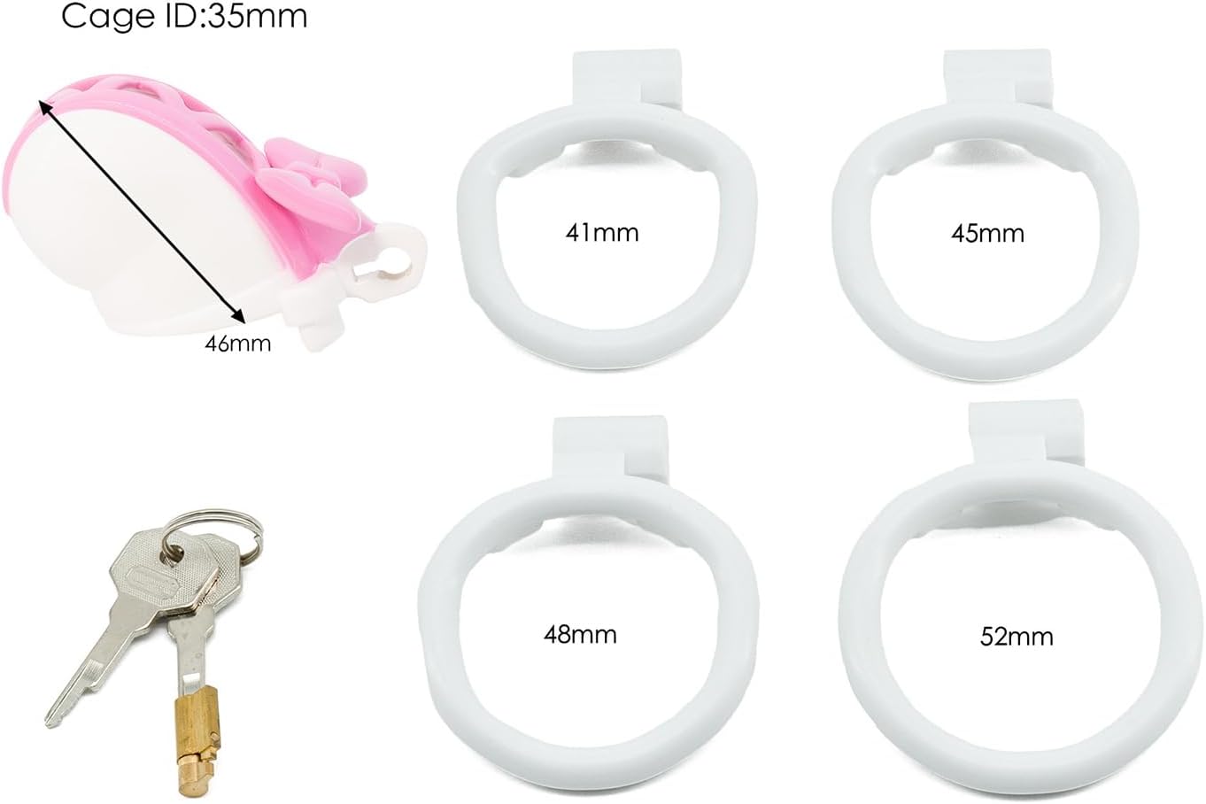 Resin Chastity Cage with Invisible Lock thumbnail 3