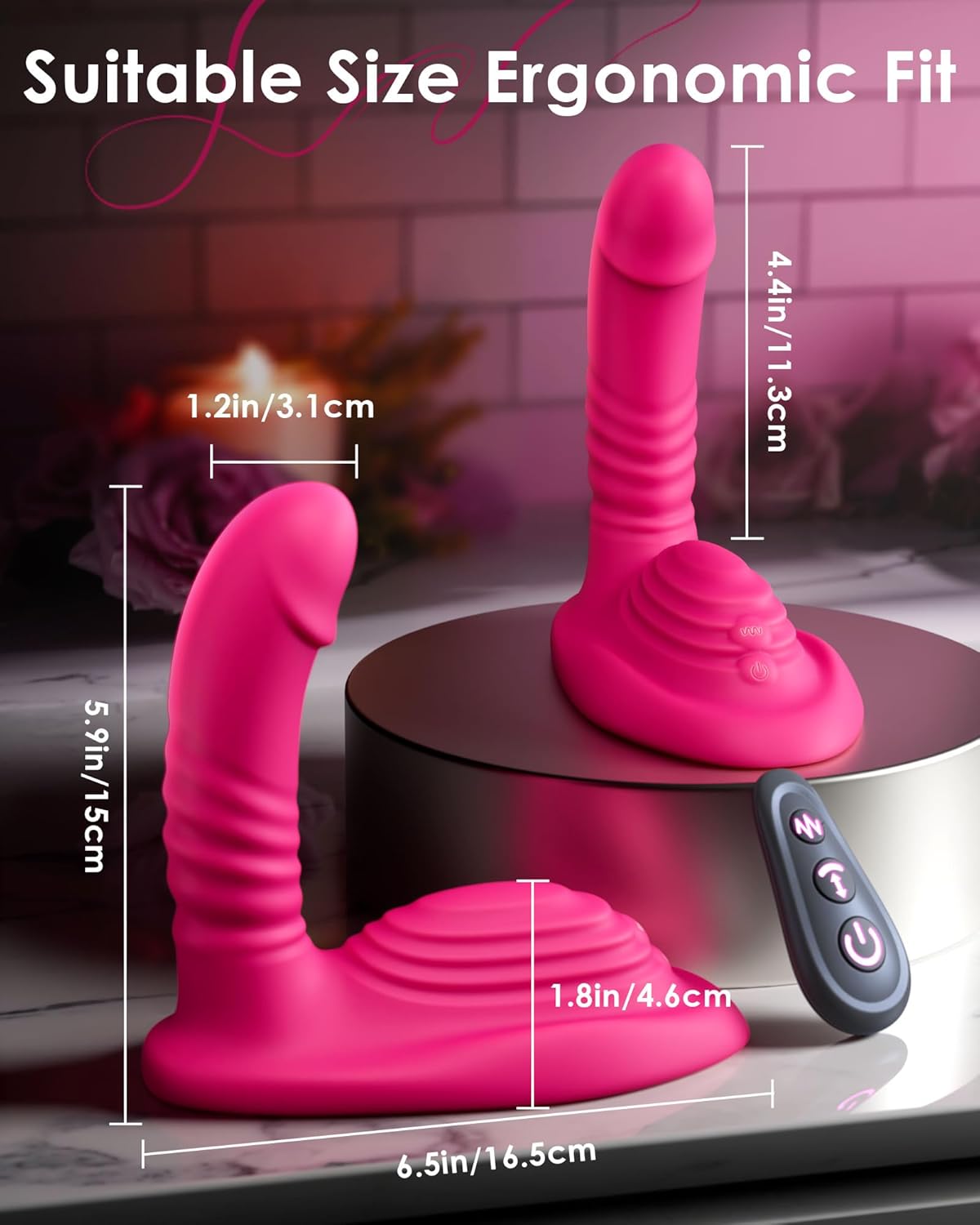 Buy Riding Grinding Thrusting Dildo Vibrator thumbnail 2