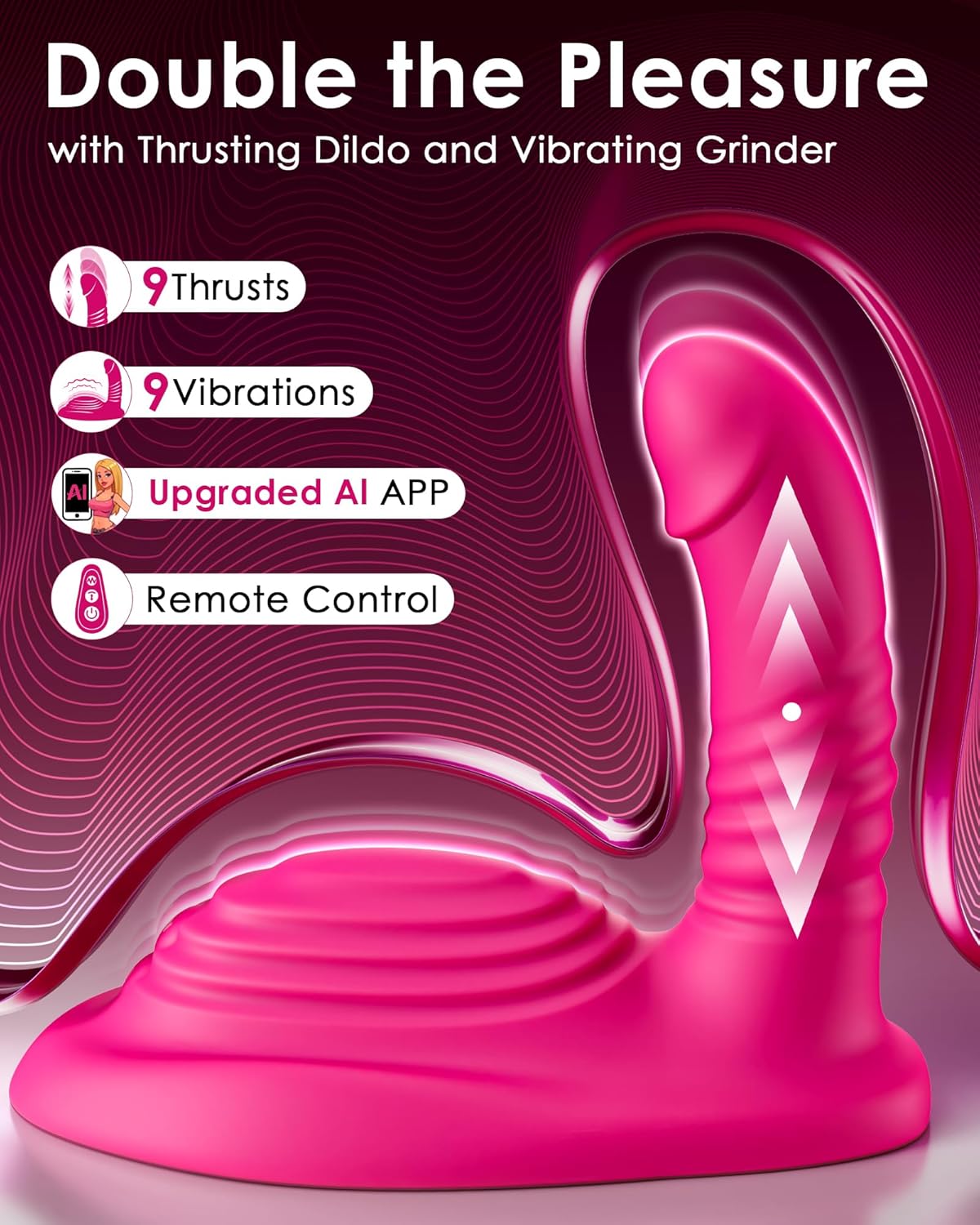 Buy Riding Grinding Thrusting Dildo Vibrator thumbnail 4