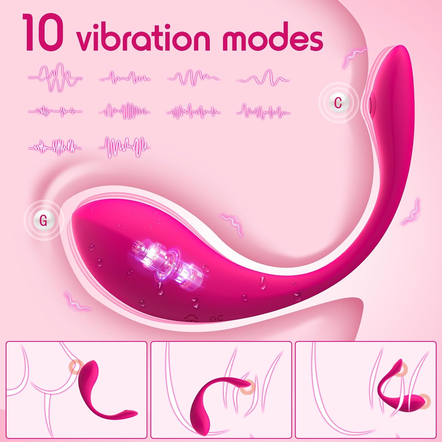 APP Control Wearable Vibrator Toy for Women thumbnail 3