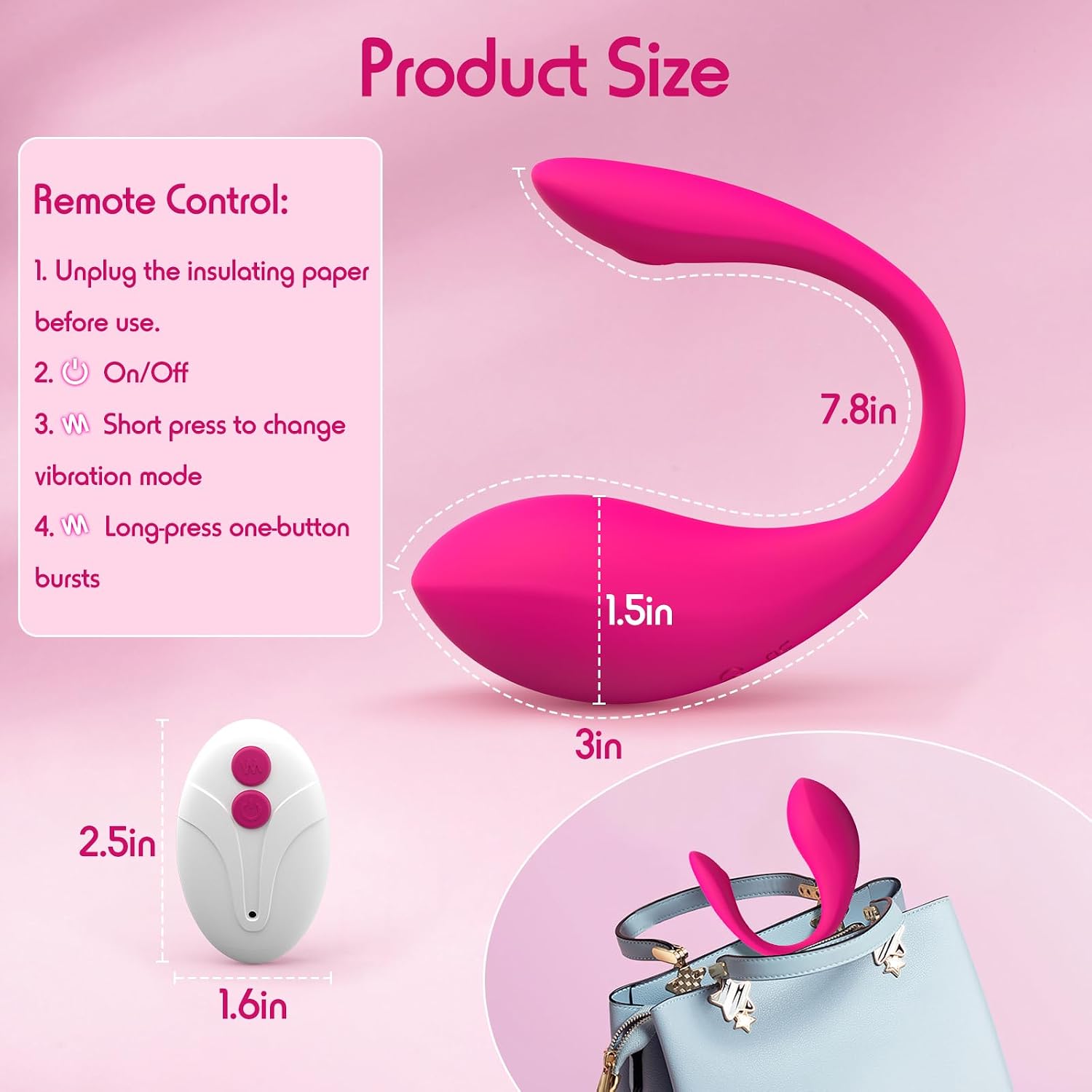 APP Control Wearable Vibrator Toy for Women thumbnail 2