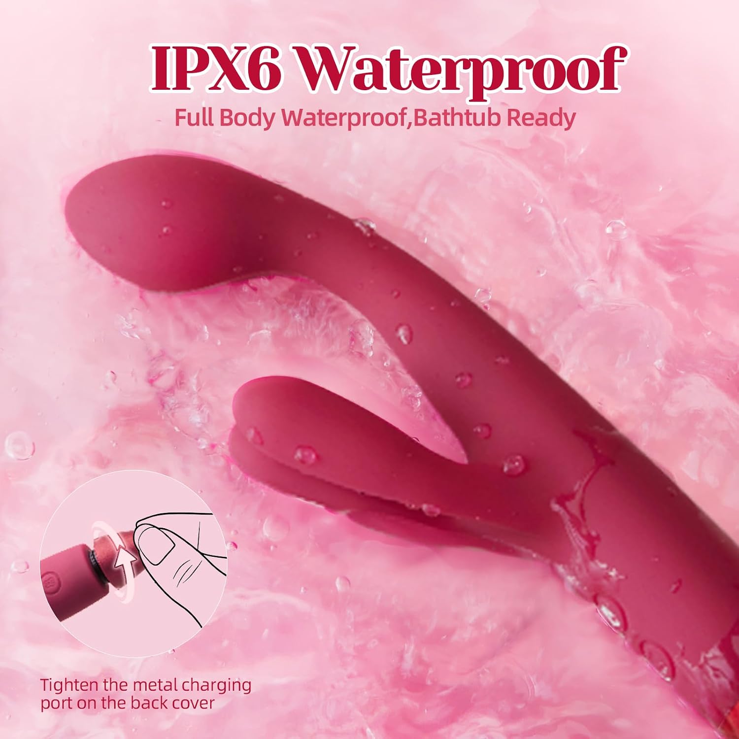 Finger Rabbit Vibrator Dildo Toy for Women thumbnail 2