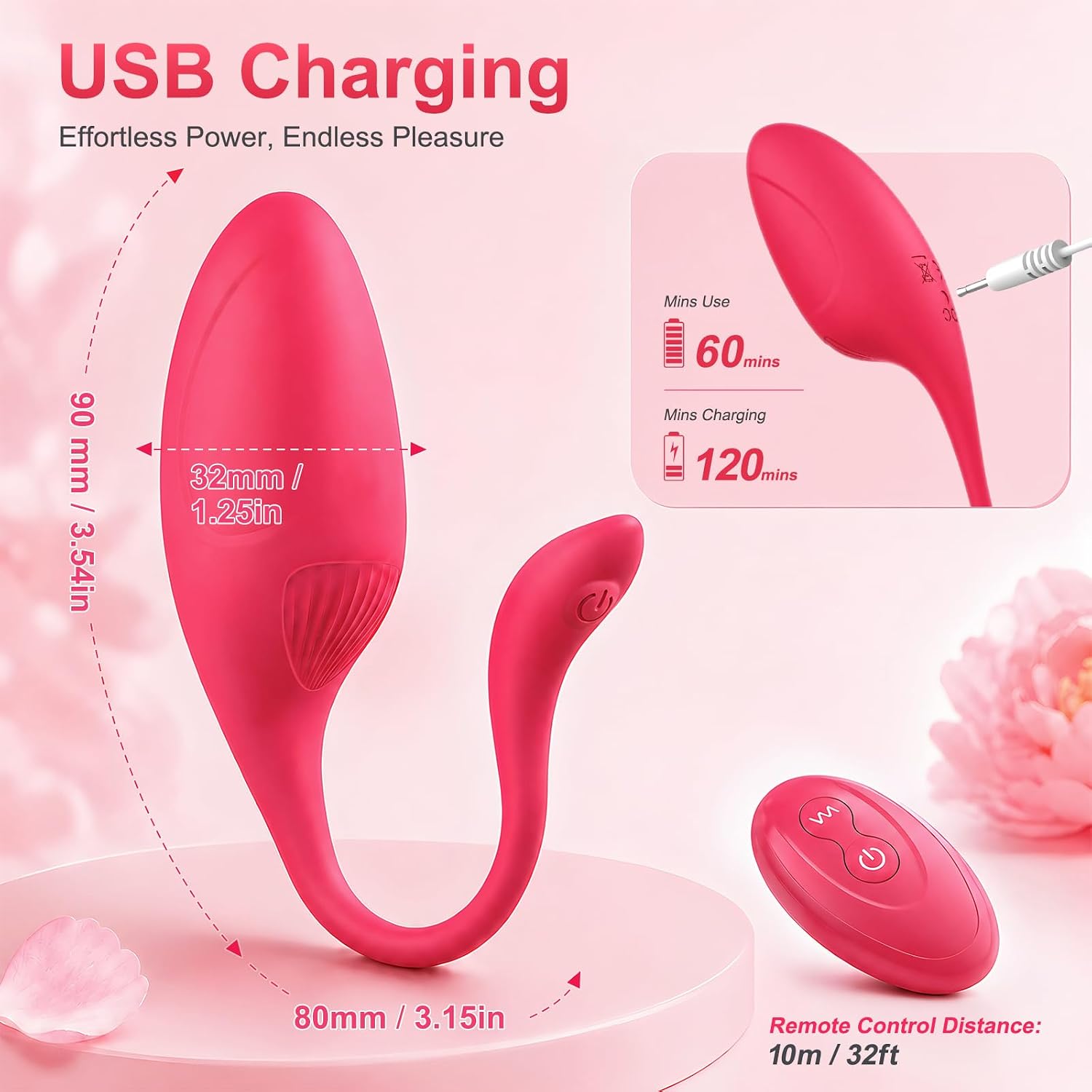App Controlled Wearable Vibrator for Couples thumbnail 3