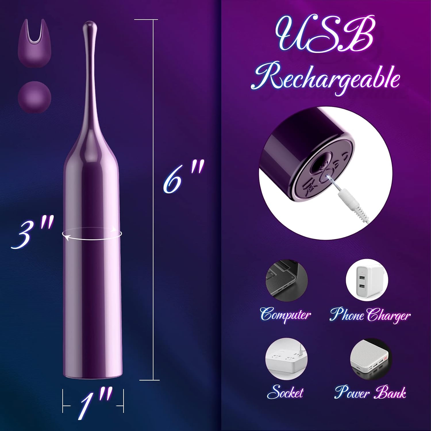 Clitoral Vibrator Sex Stimulator Toy for Women thumbnail 3