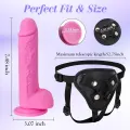 Realistic Silicone Strap On Dildo for Women thumbnail 3