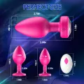 3 Pcs Silicone Butt Plug Vibrator Training Kit thumbnail 2