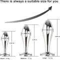 3 Pcs Metal Anal Plug Training Kit for Women thumbnail 2