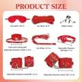 8 Piece BDSM Sex Bondage Kit with Cuffs thumbnail 3
