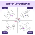 5 Inch Vibrating Strap On Dildo with Remote Control thumbnail 2