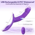 5 Inch Vibrating Strap On Dildo with Remote Control thumbnail 3