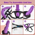 Strap On Dildo Vibrator with Adjustable Harness thumbnail 2