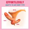 Dildo Harness Strap On Panties with Elastic Silicone thumbnail 3