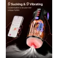 App Controlled Sucking Male Masturbator with Vibration thumbnail 3