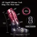 Ultra Soft Silicone Penis Sleeve with Cock Ring thumbnail 2