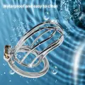 Metal Chastity Cage for Men with 3 Ring Sizes thumbnail 2