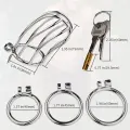 Metal Chastity Cage for Men with 3 Ring Sizes thumbnail 3