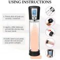 LED Display Male Penis Pump with 6 Cock Rings thumbnail 4