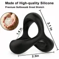 7 PCS Silicone Penis Cock Ring Set for Men thumbnail 3