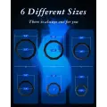6 Sizes Stretchy Silicone Penis Cock Ring Set for Men thumbnail 3