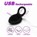 10 Mode Rechargeable Vibrating Cock Ring for Men thumbnail 2