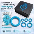 6 Pcs Comfortable Silicone Cock Ring Set for Men thumbnail 3