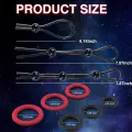 9 Pcs Adjustable Silicone Cock Ring Set for Men thumbnail 2