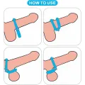 Buy Adjustable Silicone Cock Ring for Men thumbnail 3