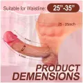 Wearable Silicone Strap On Dildo Panties for Couples thumbnail 2