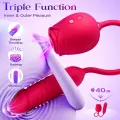 Thrusting Rose Vibrator for Women with 10 Sucking Modes thumbnail 3