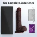 8 Inch Realistic Suction Cup Dildo for Women thumbnail 2