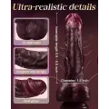 Thrusting Vibrator Black Dildo with Suction Cup thumbnail 3