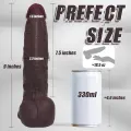 9 Inch Realistic Silicone Suction Cup Dildo Toy thumbnail 3
