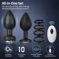 6 Piece Anal Plug and Cock Ring Set thumbnail 3
