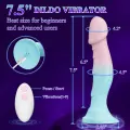 7 Inch Realistic Dildo Vibrator with Suction Cup thumbnail 3
