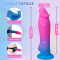 7 Inch Realistic G Spot Vibrator Dildo Toy thumbnail 3