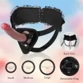 Realistic Strap On Dildo with Adjustable Harness thumbnail 3
