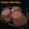 Realistic BBW Big Ass Sex Doll Torso for Men thumbnail 2