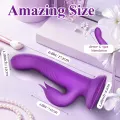 Wiggle Suction Rabbit G Spot Vibrator Dildo thumbnail 3